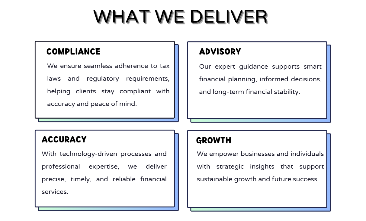 What We Deliver ApnaTaxPro