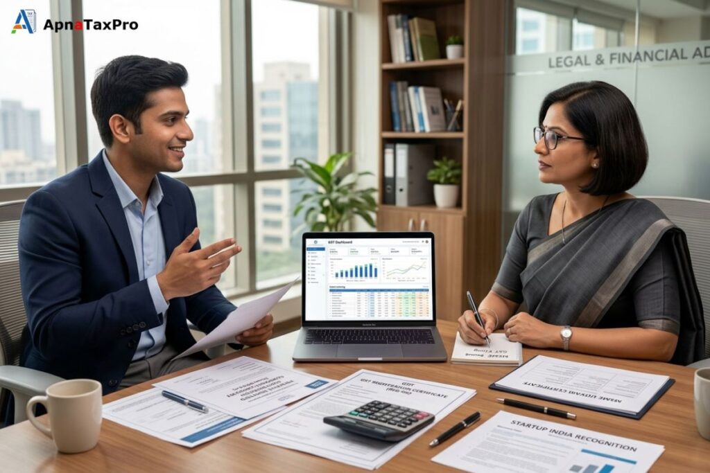 Startup registration and accounting services in Indore by best accounting firm ApnaTaxPro
