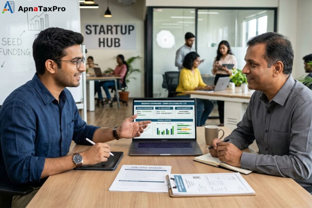 "Startup registration in India with GST, MSME, accounting and compliance services by best accounting firms in Indore"